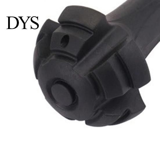 Reliable 3Pcs Trekking Pole Tip Shock Absorbing Enhanced Stability High Hardness Climb Replacement Walking Sticks Ends Caps for Outdoor Compact