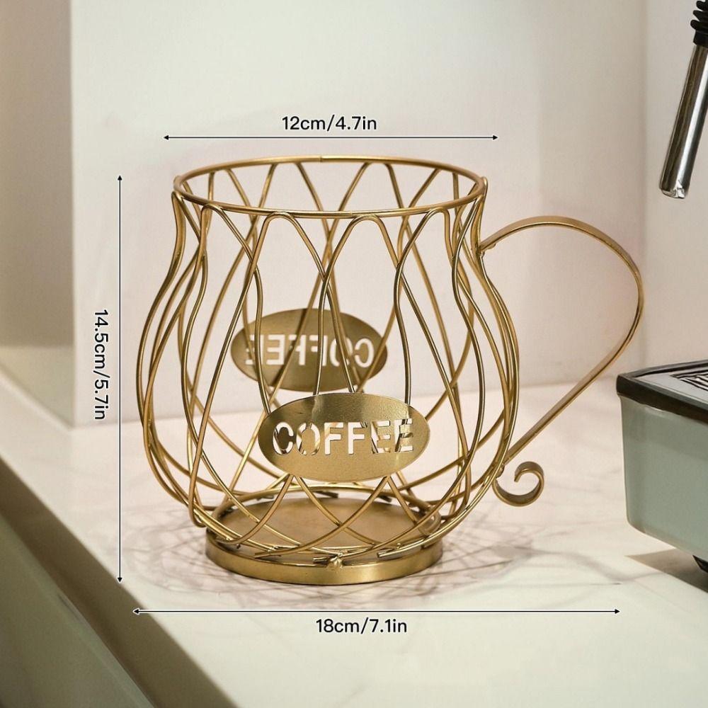 Large Capacity Coffee Pod Holder Irregular Shape Coffee Pod Coffee Capsule Holder Home Decoration Storage Cup