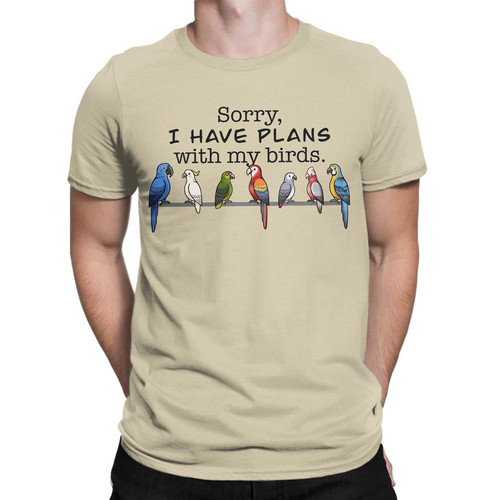 Funny Novelty 100 Cotton Tshirt Sorry I Wasnt Listening I Saw A Bird Tops Tees For Unisex