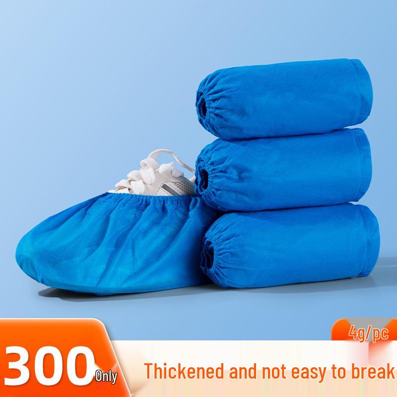 Children's Anti-slip Cartoon Shoe Covers: Thick, Non-woven, Disposable, Wear-resistant Indoor Foot Covers