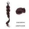 Synthetic Cool Girl Attachment For Braids Elastic Band Kanekalon Hair Extension Ponytail For Women Boxing Braid Hair Ponytail