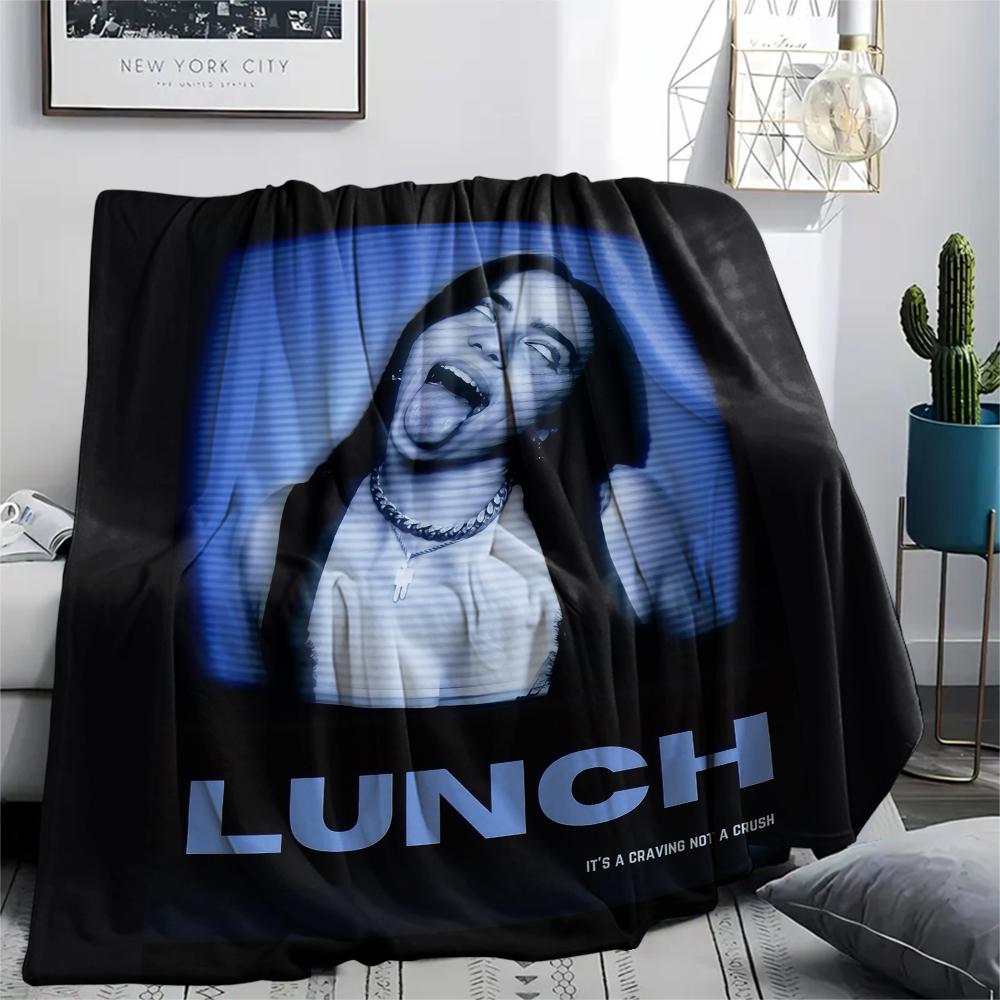Billie Poster,pattern Flannel Blanket, High Quality Comfortable for All Seasons, Home Decor, Warmth and Comfort, Perfect for Gifts.