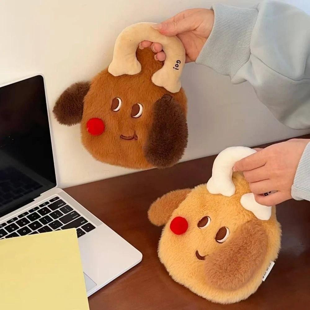 Plush Cartoon Warm Water Bag Cozy Cute Hand Warmer Water-filling Hot-water Bag Hand Warming