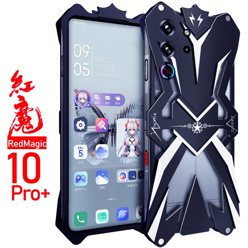 Zimon Aluminum Armor Thor Case For Zte Nubia Red Magic 10 9 8 7 7s 6 6s Pro Plus Cover The Flash Iron Man Phone Shell Skin Bag