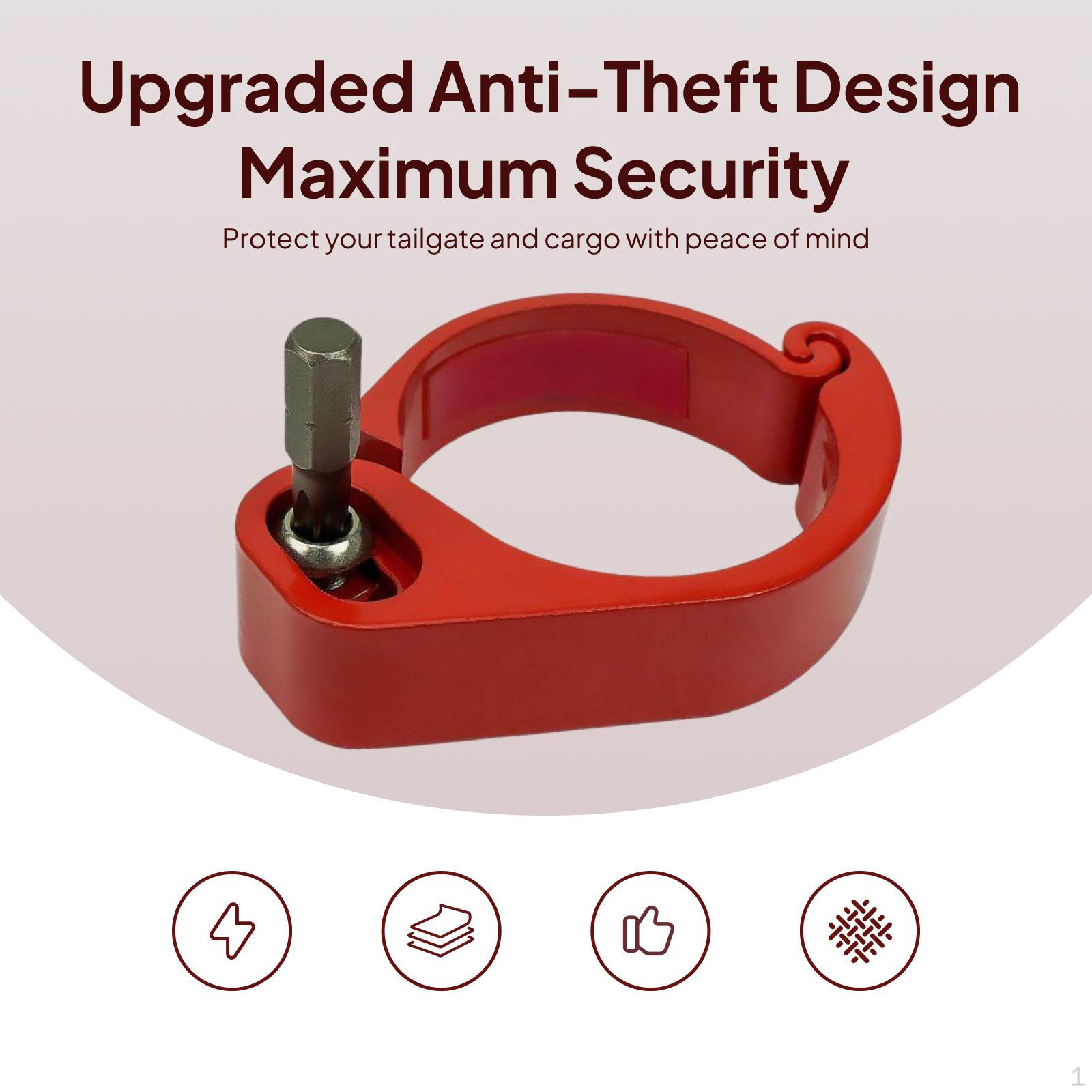 

Automotive Tailgate Lock Replacement for F150 F250 красный