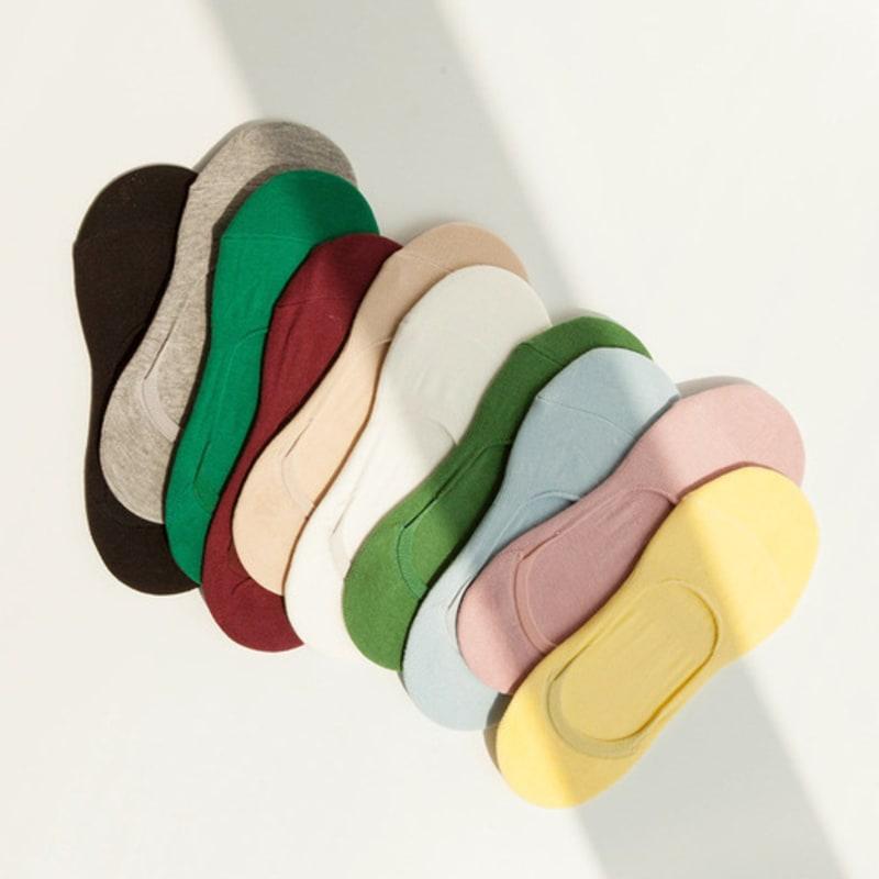 Biarritz Socks Unisex Plain Fake Socks_morning 9 Colors