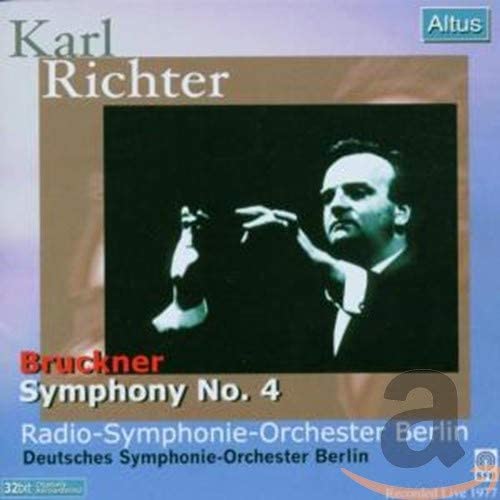 CD RICHTER - Bruckner: Symphony No. 4 "Romantic" ALT068 Altus 2003 Japan ObiClassical Used