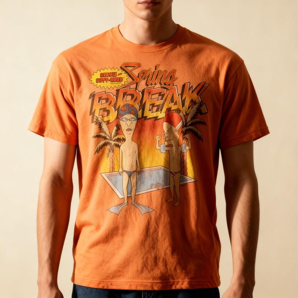 

Beavis and Butthead on Spring Break T Shirt Full Size S5XL Unisex T-Shirt XXXL