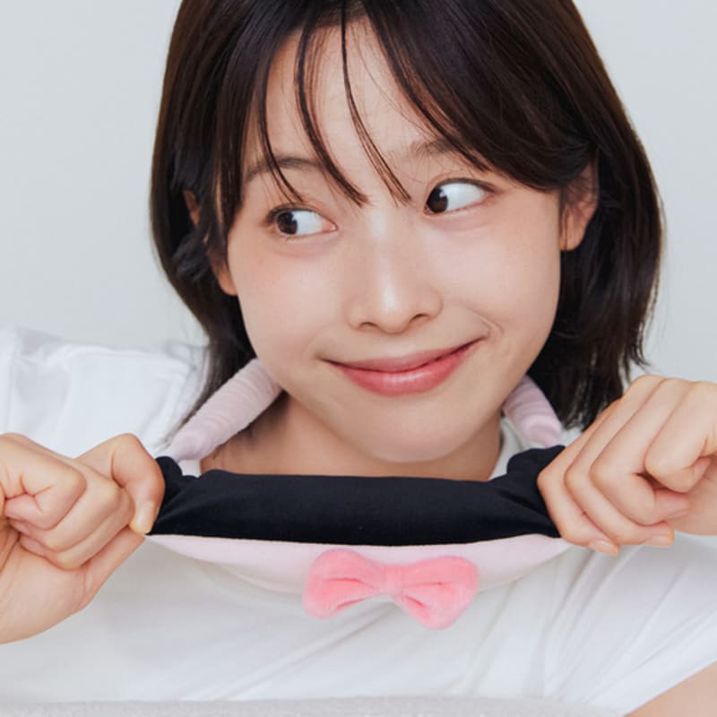 KAKAO FRIENDS Soft Face-Shaped Eye Mask Little Apeach