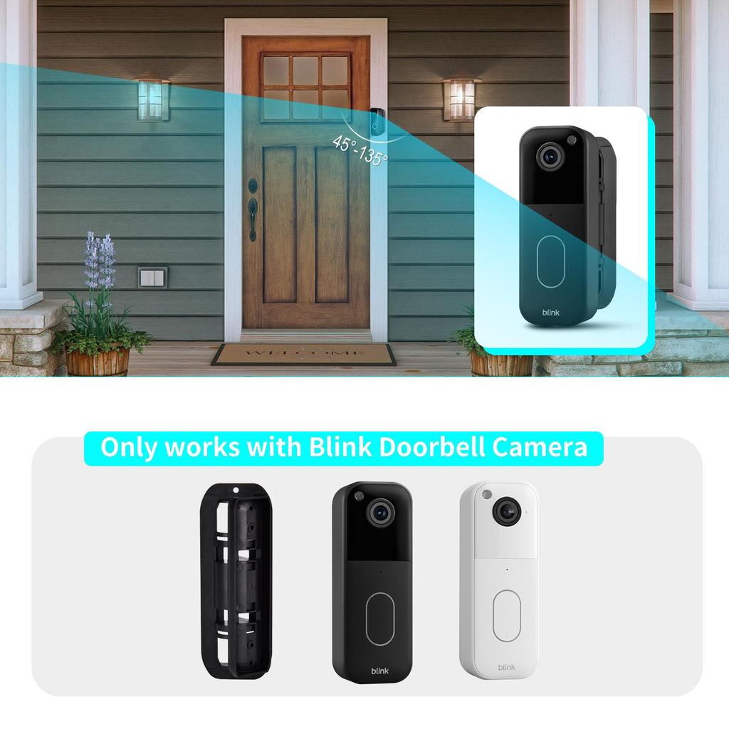 Verstellbare 45-135° Winkelhalterung für Blink 2. Generation Türklingel