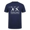 Funny Fencing TShirt Fencer Gift Tee Foil Epee Saber Athlete Graphic T Shirt for Unisex Unisex HJ067