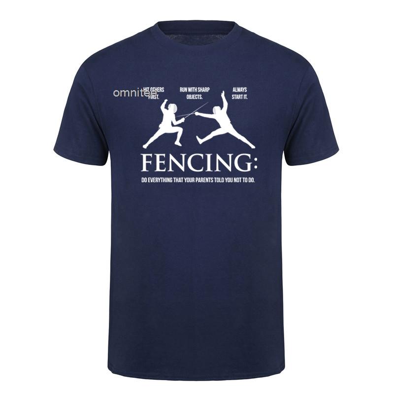 Funny Fencing TShirt Fencer Gift Tee Foil Epee Saber Athlete Graphic T Shirt for Unisex Unisex HJ067