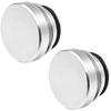 JUSTVEL Cigarette Socket Cap Cover Lid Set of 2 [Aluminum