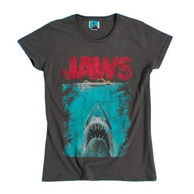 Womens/Ladies Movie Poster Distressed Fitted T-Shirt