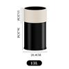 Stainless Steel Trash Cans Large Capacity Trash Bins Modern Luxury Household Garbage Bins Living Room Cleaning Accessories