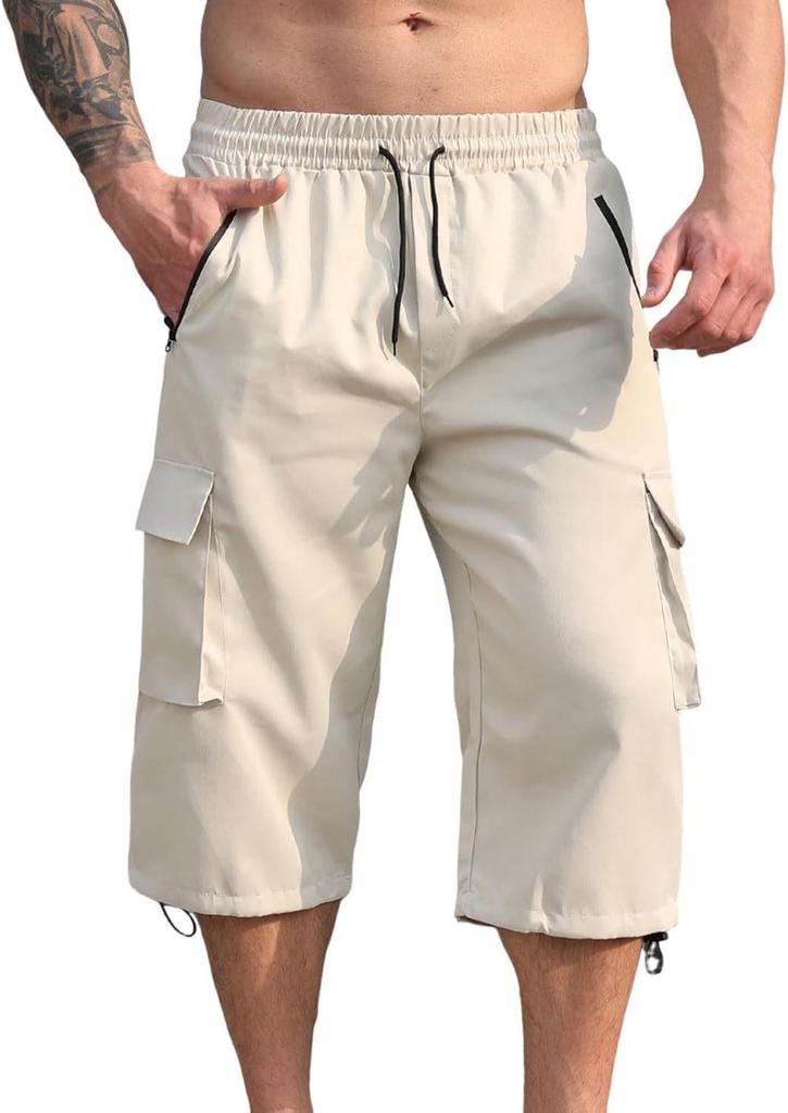 Men's Summer Outdoor Lace-up Workwear Casual Shorts