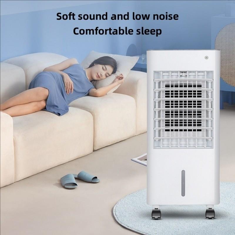 8L Portable Air Cooler with Remote Control Version Mobile Air Conditioner Fan Humidifier