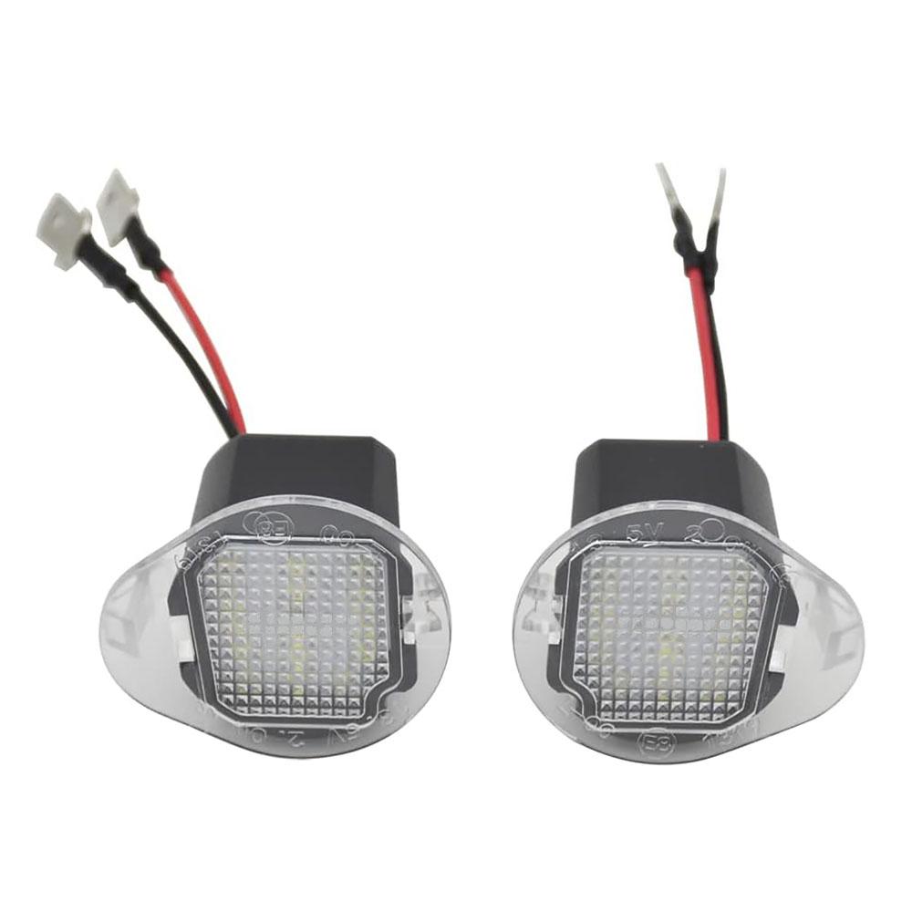 1Pair White LED Under Side Mirror Lights For Jeep Grand Cherokee