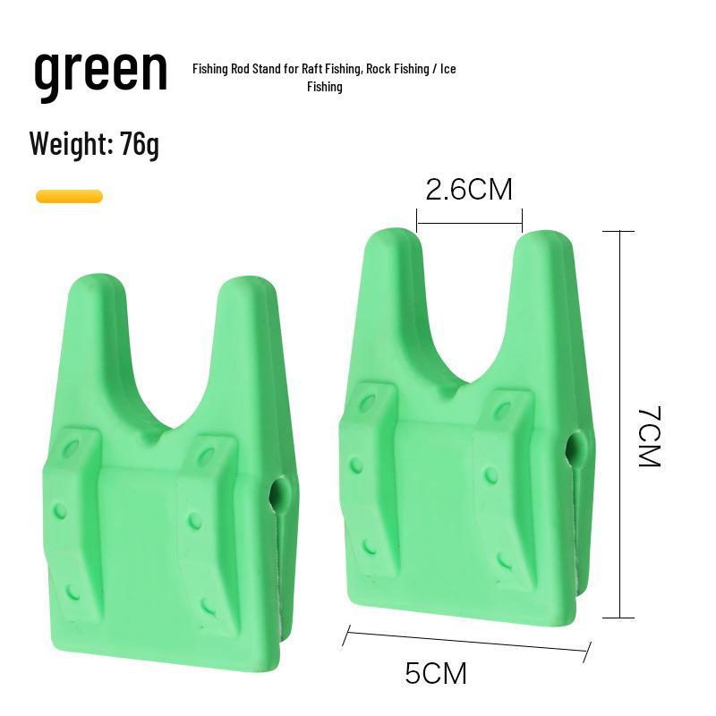 Multifunctional Raft Fishing Rod Holder: Simple Clip Design with Water Bucket Clip for Outdoor Fishing