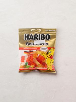 Haribo ours d'or bonbons gélifiés paquet de 100g
