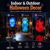 Halloween Projektor Verwandeln Sie Ihr Zuhause in ein Spuk-Wunderland Halloween 10 HD Projektionsmuster 32ft Ultra-Großes Display Fensterdekorationen Geist
