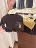 2025 Autumn Korean Girls' Fashion: Knitted Vest, Base Shirt & Pants Three-Piece Set