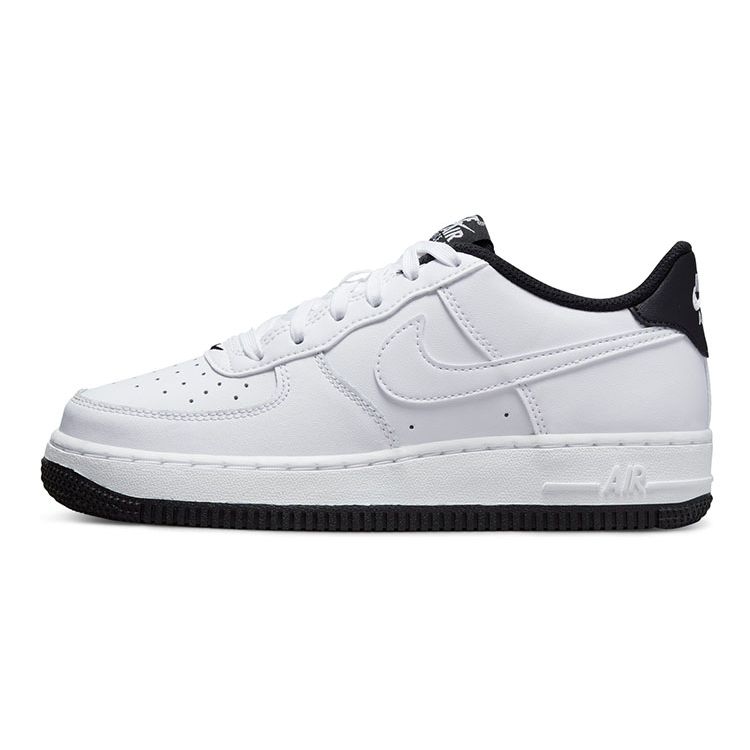 

Детские кроссовки Nike Air Force 1 07 ESS GS белые черные DV1331-100 37.5