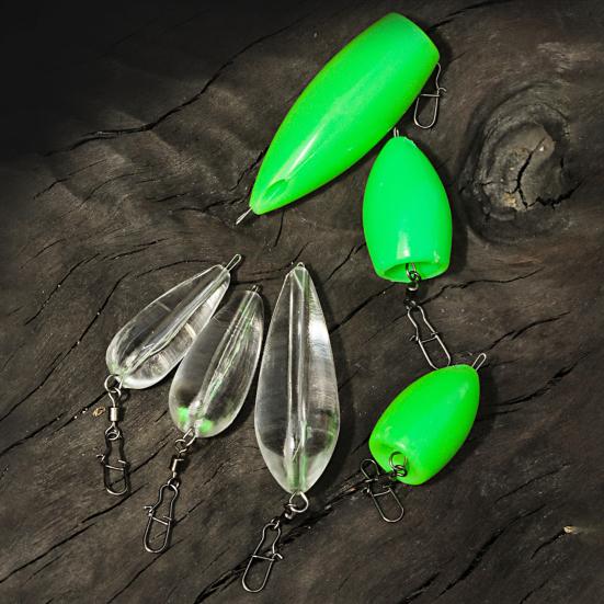 360-Degree Rotation Type 8 Swivel Reinforced Pin Smooth Surface Assisted Thrower Sinking Floating Fishing Buoy Long Shot Device Fishing Equipment