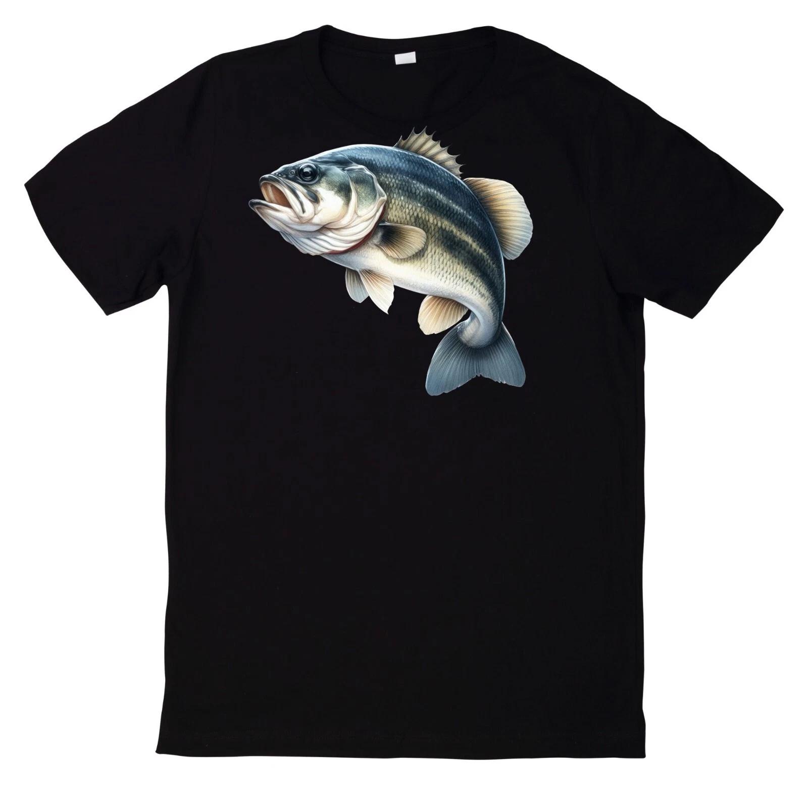 T-Shirt Lustiges Angler Fisch Motiv S
