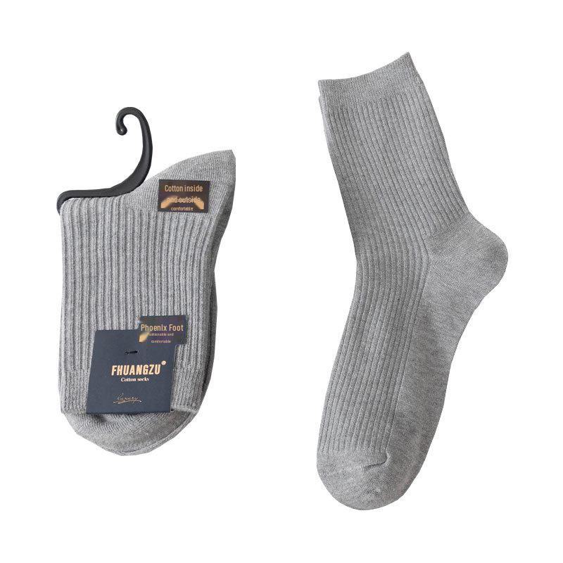 Men's Cotton Boat Socks - Breathable, Deodorant, Sweat-Absorbing, and Suitable for Spring & Autumn