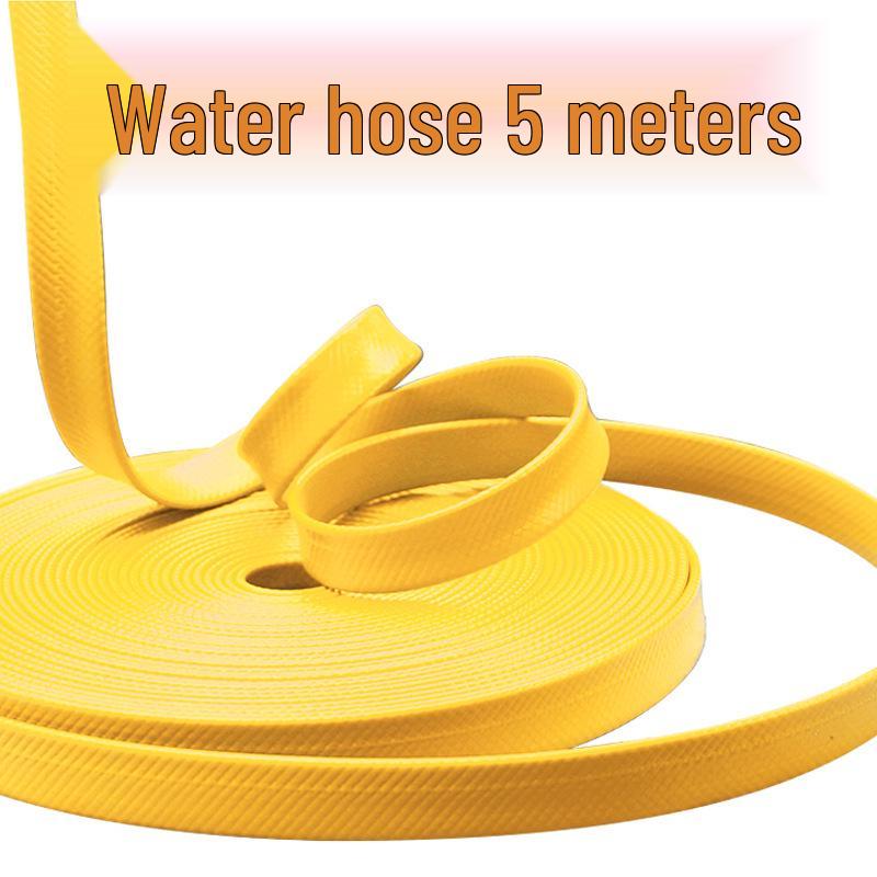 4-Point TPE Garden Hose: Home Car Wash & Watering with Water Gun Nozzle