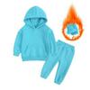 2025 Kids' Autumn/Winter Sweatshirt Set: Casual Hooded Two-Piece for Boys and Girls