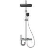 All-Copper Thermostatic Shower Head Set with Digital Display and LED Light