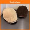Autumn Flat Corduroy Beret Hat Cap For Lightweight Breathable Gift Commuting