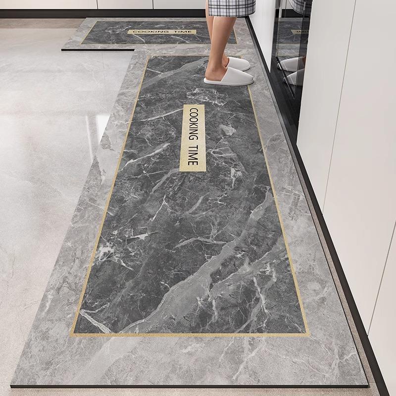

Kitchen Floor Mat Bedroom Living Room Long Bedside Area Rug Hallway Soft Washable Carpet Anti Slip Bathroom Entrance Doormat 40x60cm