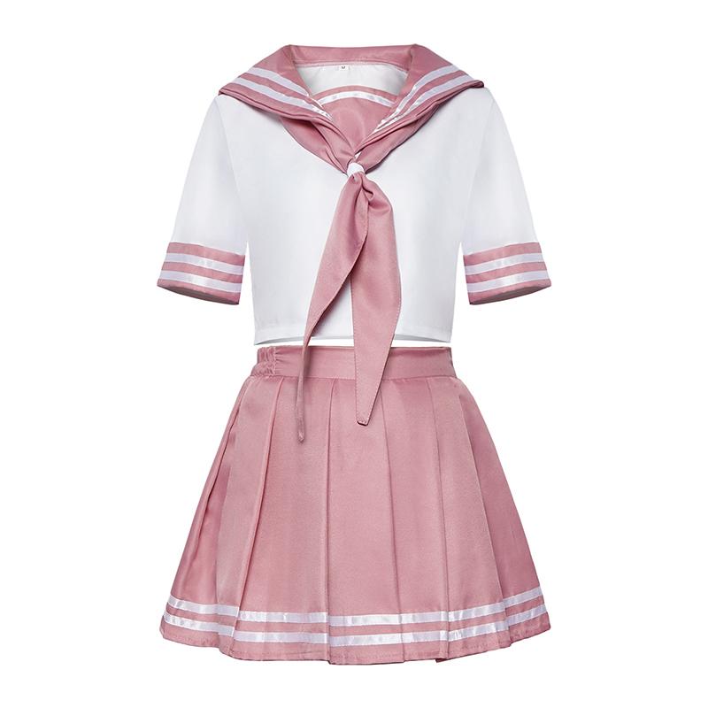 A-Fu Cosplay Matrosen-Outfit Studentensocken im japanischen Stil mit Schleifen Astolfo Cosplay-Kostüm