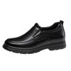 Aokang Men's Slip-On Business Casual Leather Shoes