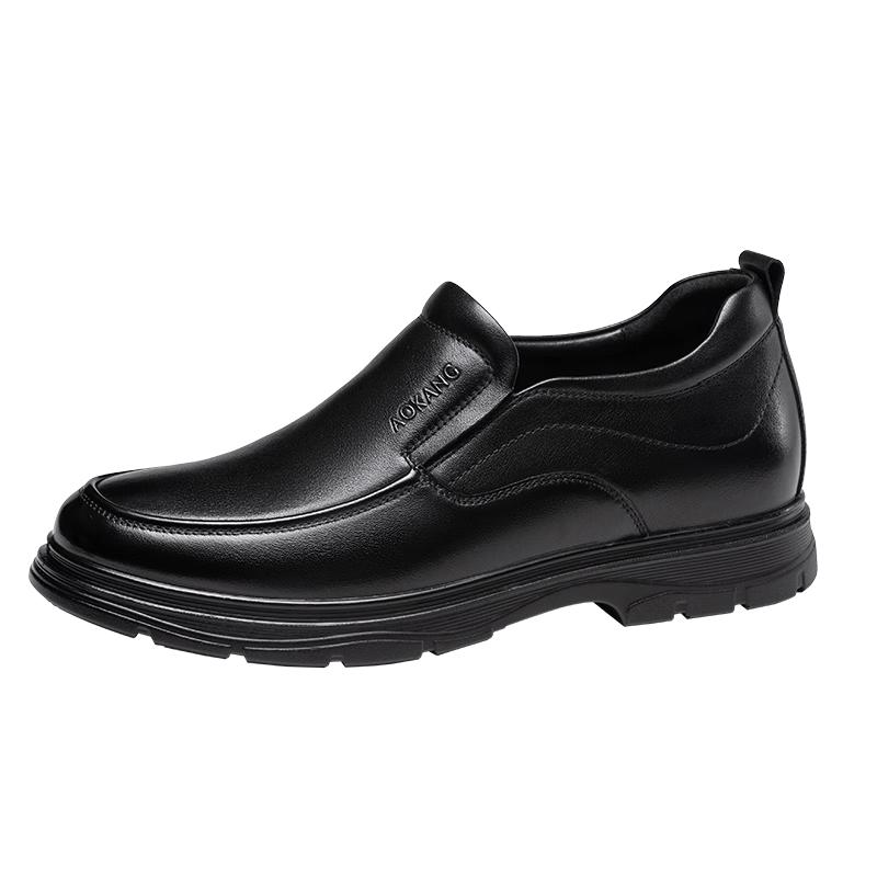 Aokang Men s Slip-On Business Casual Leather Shoes 40