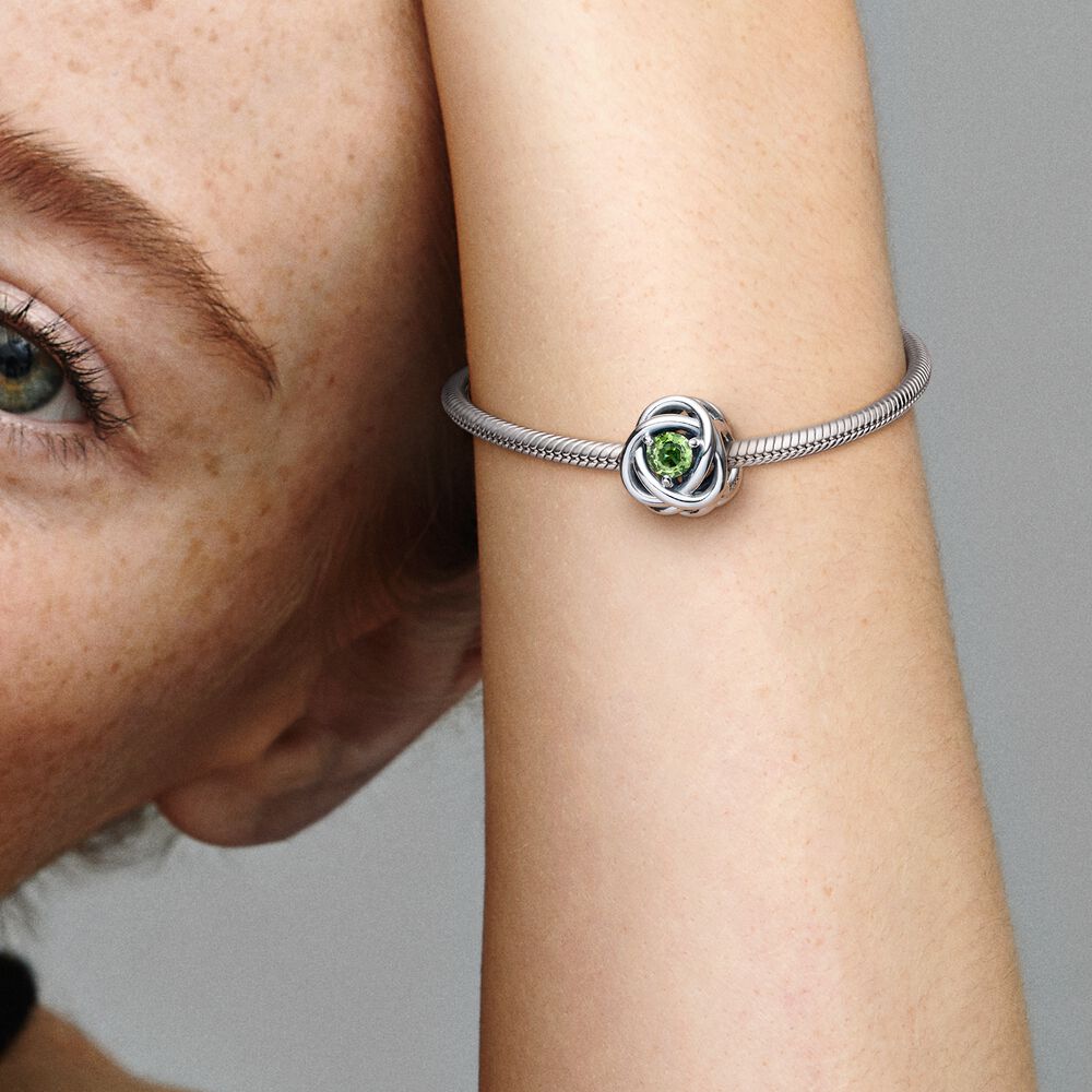 Pandora Spring Green Eternal Loop Charm Women Charm 790065C03