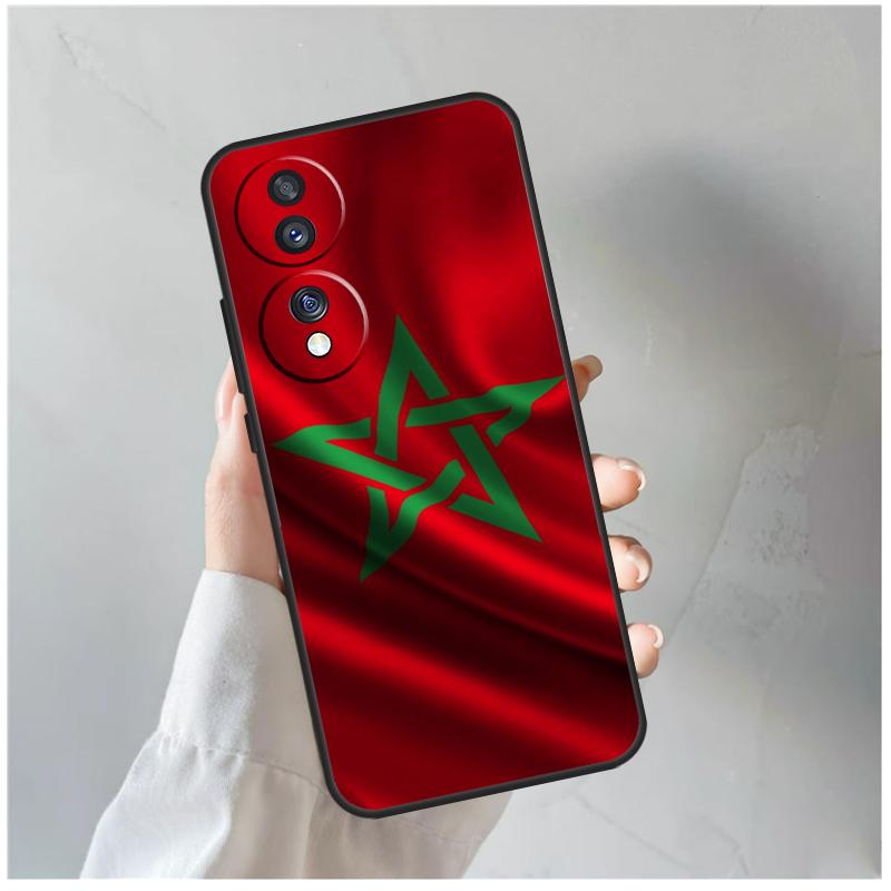 Morocco Moroccan Flag For Honor Magic 7 Lite 6 5 8 Pro Case For Honor X9d X9b X9c X9a X8c X8b 200 400 50 70 Win RT