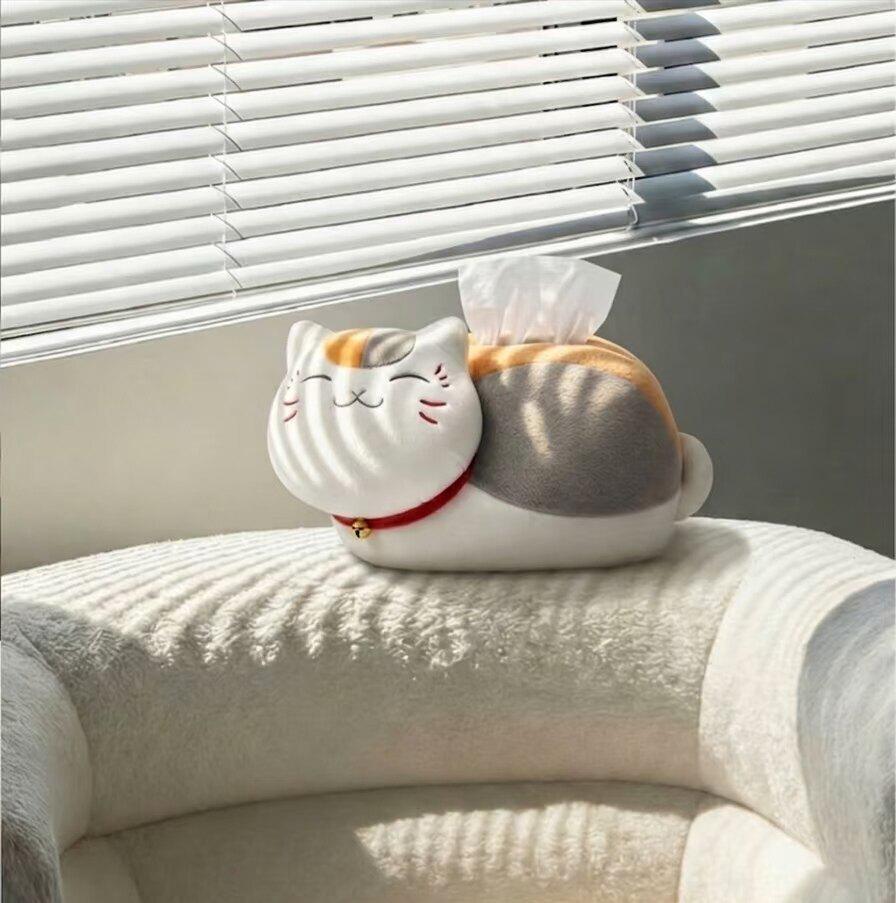 Xiaohongshu Bestseller: Cat Tissue Box 28 белый