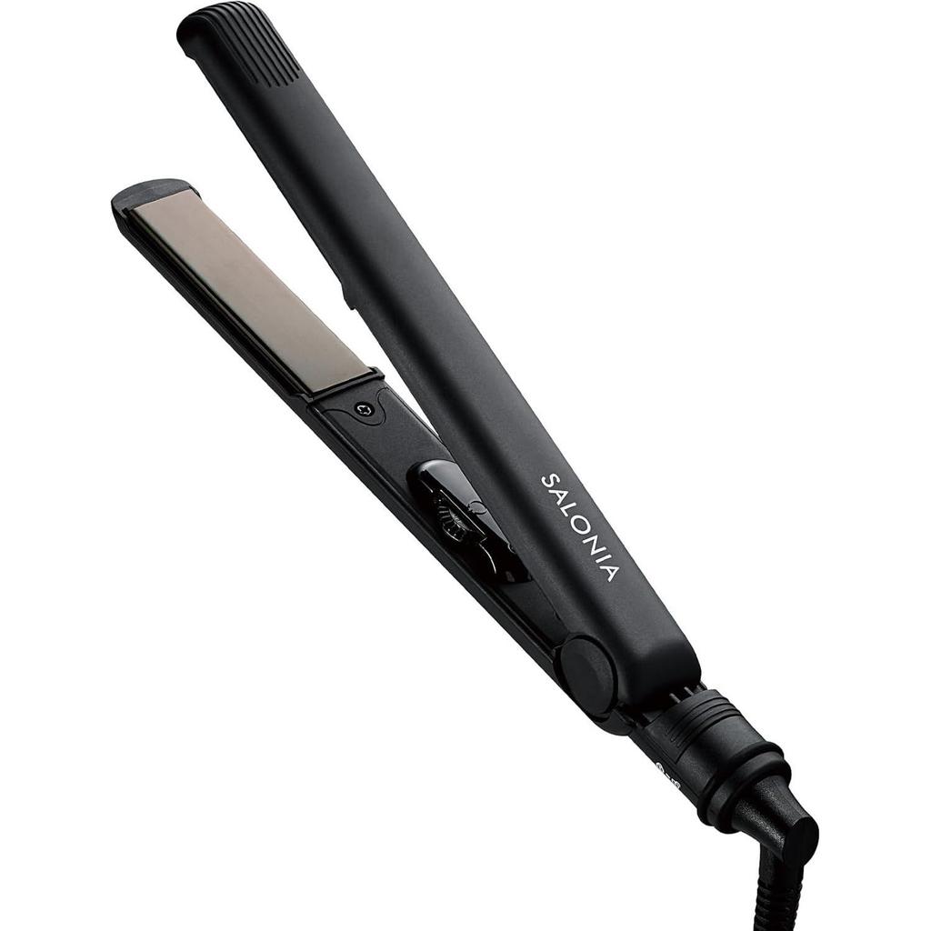 SALONIA Straight Iron Hair 24mm Black SL-004SAB