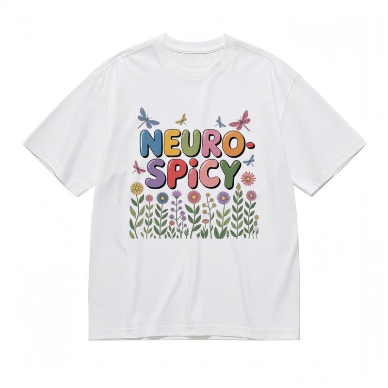 

Men s Fashion Classic T-Shirt Colorful Insect Blooming Garden Art Print Tee S
