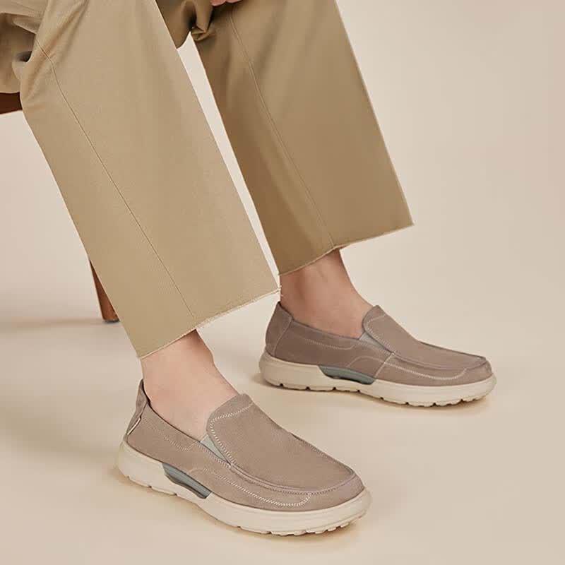 Aokang Men s Slip-On Casual Leather Shoes 40