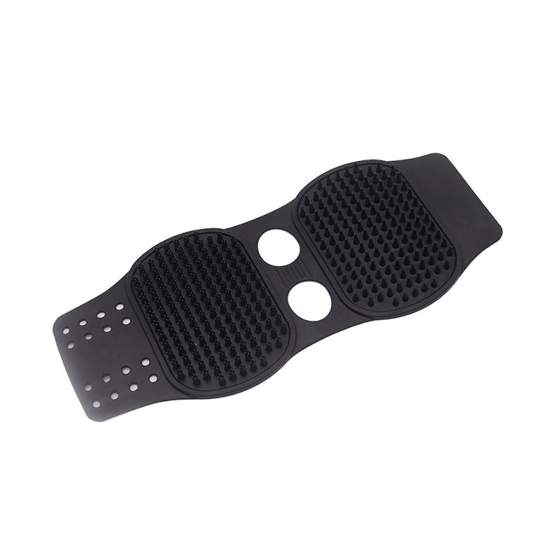 Double Sided Silicone Dog Brush Comb Soft and Comfortable Hair Fur Grooming Massage Gloves Pet Bath Supplies