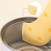 2Pcs Cute Shape Silicone Pet Food Cover Portable Cat Can Opener  Wet Food Mixing