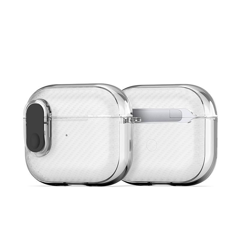 AirPods Pro & AirPods 3 Transparente Eis Kristall Kohlefaser Schutzhülle