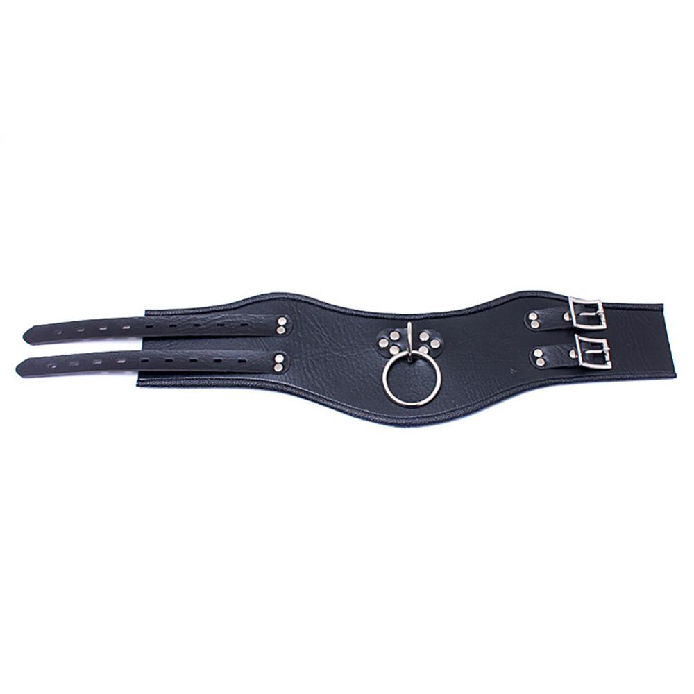 BDSM Slave Posture Collar,Leather Tall Choker Submissive,Leather Neck Harness Bondage Restraints,Restriction,Sex Toys for Coupl