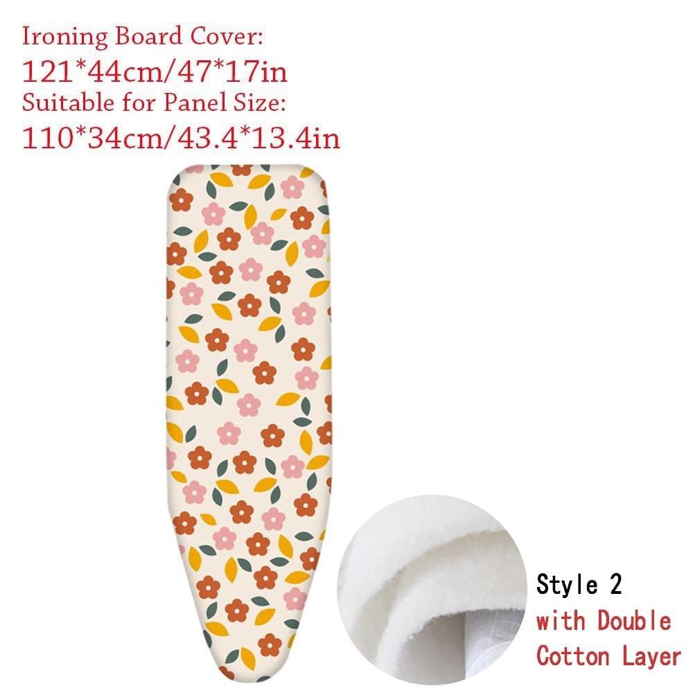 Floral Pattern Ironing Board Cover Thickened Ironing Heat Shield  for Ironing Table Accessories