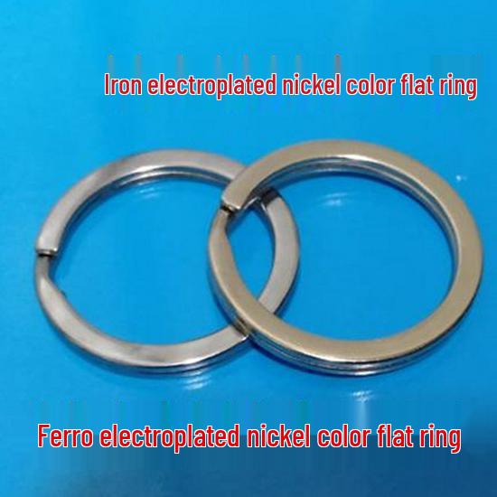 Edelstahl Metall Schlüsselanhänger Zubehör - 304 Schlüsselring